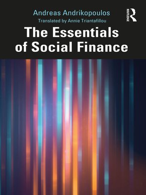 cover image of The Essentials of Social Finance